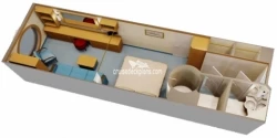 Disney Dream Family Oceanview Layout