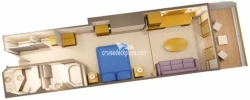 Disney Magic Deluxe Verandah Layout