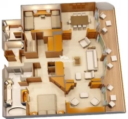 Royal Suite floor plan