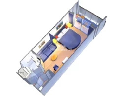 Independence of the Seas Deluxe Balcony Layout