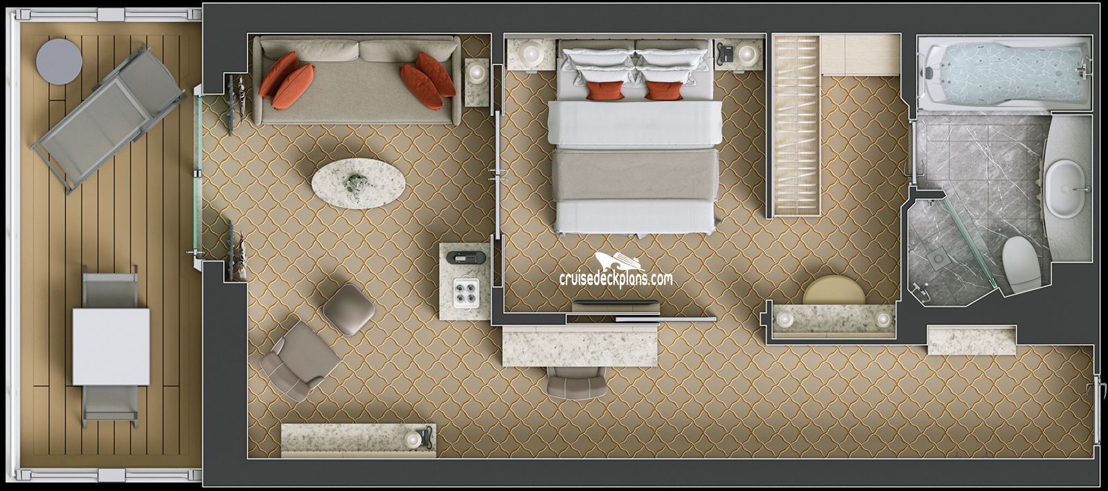 Silver Spirit Medallion cabin floor plan Silver Spirit Medallion cabin floor plan