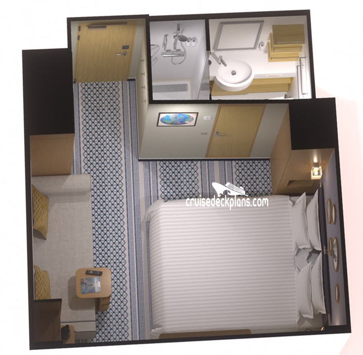 Iona Inside cabin floor plan Iona Inside cabin floor plan