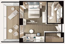 Seven Seas Prestige Serenity Layout