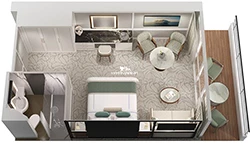 Penthouse Suite diagram