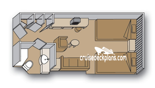 Ryndam-3 Interior cabin floor plan Ryndam-3 Interior cabin floor plan