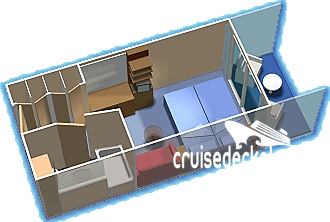 Mariner of the Seas Deluxe Balcony cabin floor plan Mariner of the Seas Deluxe Balcony cabin floor plan