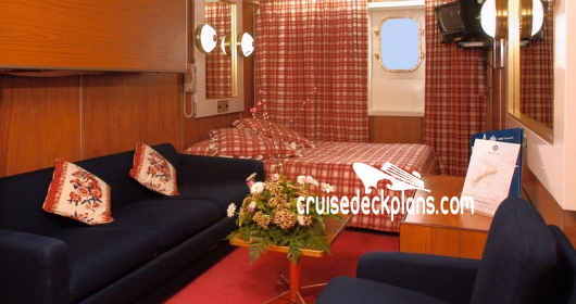 MSC Melody Oceanview cabin floor plan MSC Melody Oceanview cabin floor plan