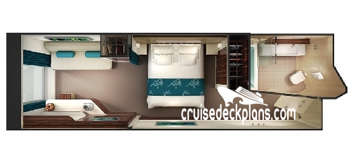 Norwegian Bliss Oceanview Stateroom