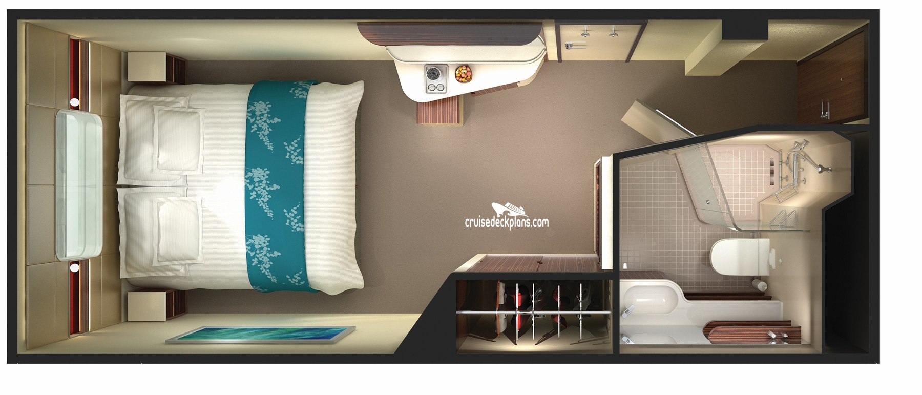 Norwegian Getaway Family-Oceanview cabin floor plan Norwegian Getaway Family-Oceanview cabin floor plan
