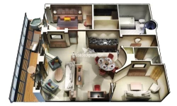 Oceania Suite floor layout