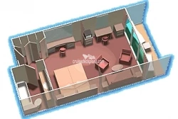 Oriana Minisuite Layout