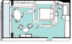 Owner Suite floor layout