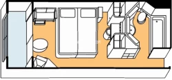 Paul Gauguin Balcony Layout