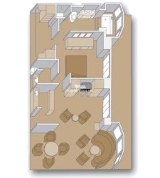 Prinsendam Penthouse Suite Layout Prinsendam Penthouse Suite Layout