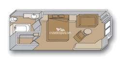 Prinsendam Oceanview Layout Prinsendam Oceanview Layout