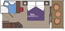 MSC Sinfonia Balcony Layout