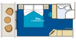 MSC Sinfonia Balcony Layout