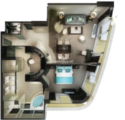 The Haven Deluxe Owners Suite diagram