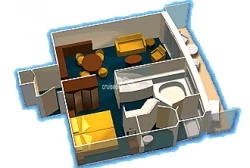 Penthouse floor layout