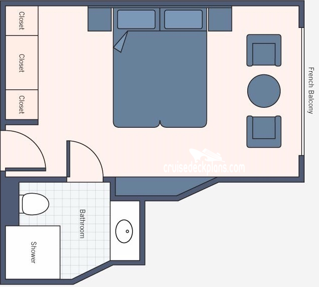 SS Catherine French cabin floor plan SS Catherine French cabin floor plan
