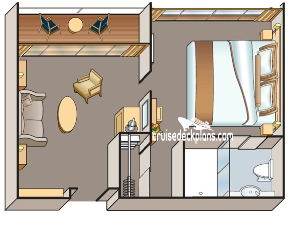Viking Hemming Suite cabin floor plan Viking Hemming Suite cabin floor plan