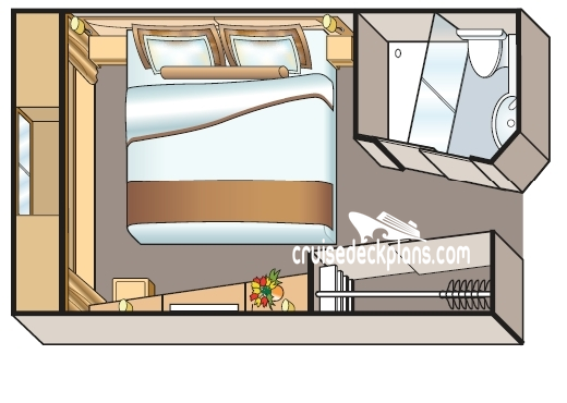 Viking Idun Standard cabin floor plan Viking Idun Standard cabin floor plan