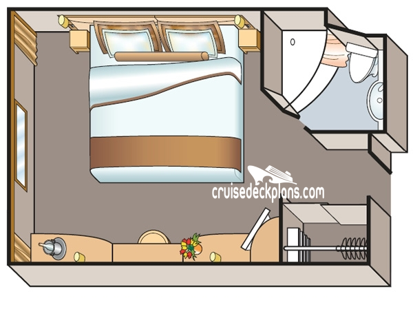 Viking Spirit Deluxe cabin floor plan Viking Spirit Deluxe cabin floor plan