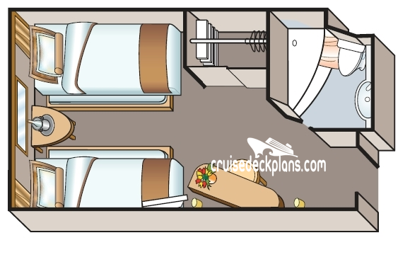 Viking Spirit Standard cabin floor plan Viking Spirit Standard cabin floor plan