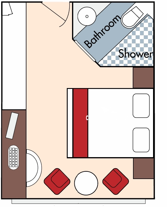AmaCello French cabin floor plan AmaCello French cabin floor plan