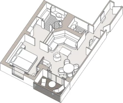Seven Seas Suite floor layout