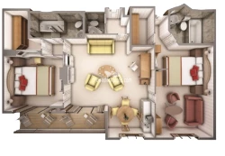 Silver Cloud Owner Suite Layout
