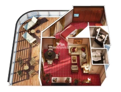 Owner and Vista Suite floor layout