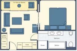Royal Suite diagram
