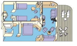 Ventura Family Suite Layout