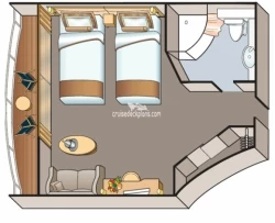 Junior Suite diagram