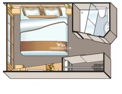 French Balcony floor plan