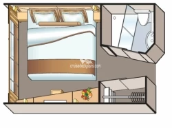 French Balcony floor plan