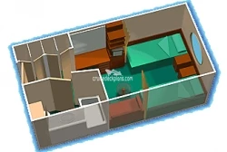 Voyager of the Seas Oceanview Layout