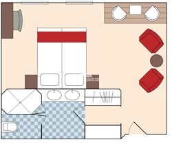Suite floor plan