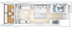 Queen Mary Balcony Layout