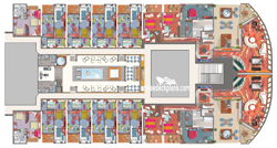 Norwegian Jewel Garden Villa Layout