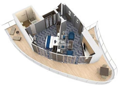 Allure of the Seas Aqua Suite Layout