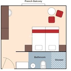 French Balcony diagram