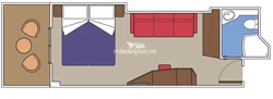 MSC Grandiosa Balcony Layout