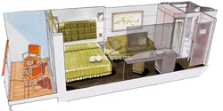 MSC Grandiosa Balcony Layout