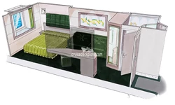 MSC Virtuosa Oceanview Layout