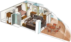 MSC Virtuosa Yacht-Club-Royal Layout