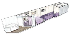 MSC Seashore Seaside-Suite Layout