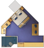 Carnival Sunshine Oceanview Layout