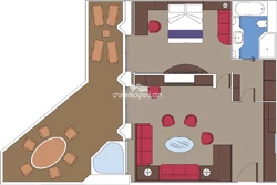 MSC Seaview Yacht-Club-Royal Layout